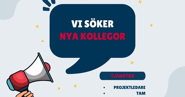 vi so¨ker nya kollegor